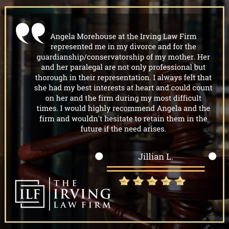 the irving law firm testimonials jillian larue 768x768
